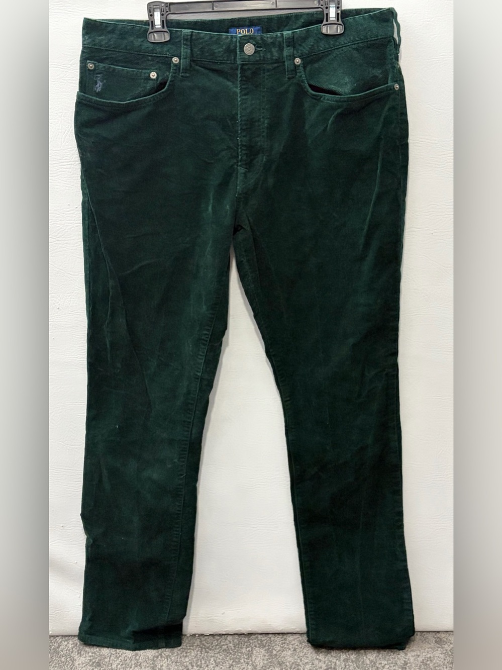 Polo by Ralph Lauren Forest Green Corduroy Pants 36 x 34